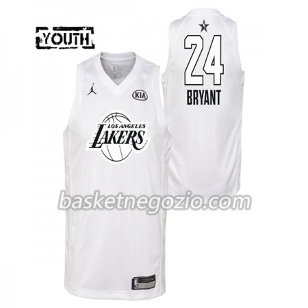 Canotte Bambino Los Angeles Lakers Kobe Bryant 24 2018 All Star Jordan Brand Bianco Swingman